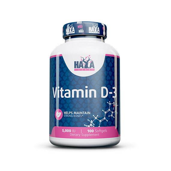 Haya Vitamin D-3 5000, 100gelkaps