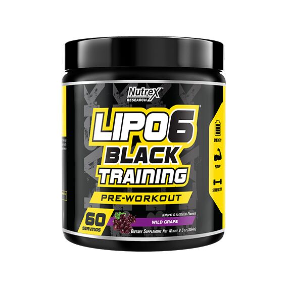 Lipo 6 Black Training Pre-Workout (PWO), 264 g