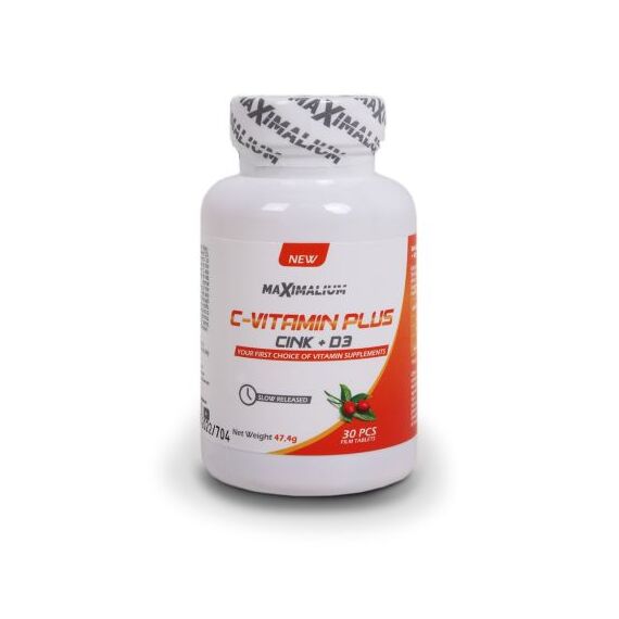 Maximalium   C vitamin +Cink +D3, 30 tab