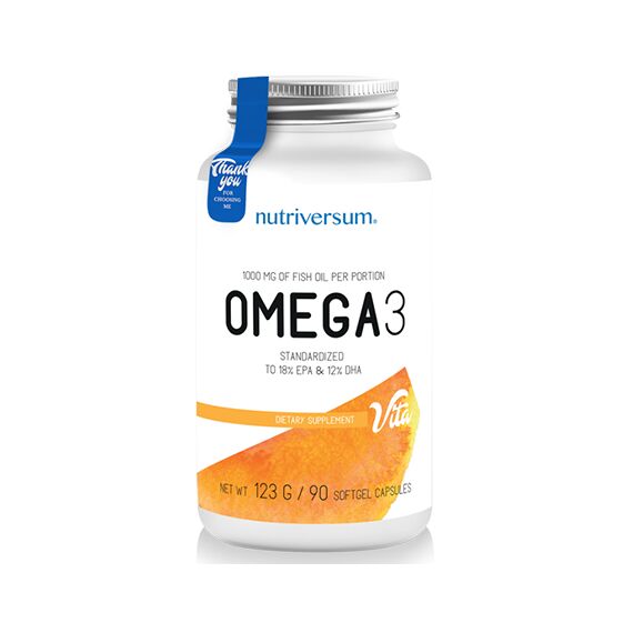 Nutriversum Omega 1000 mg - 90 gelkapsula