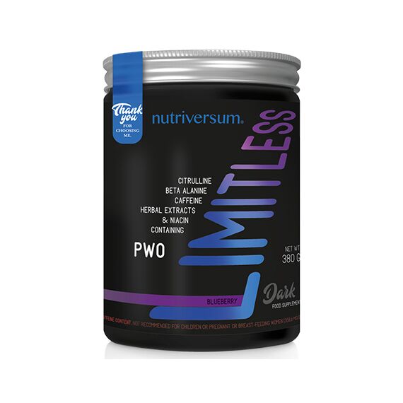 Nutriversum PWO Limitless Dark, 380 gr