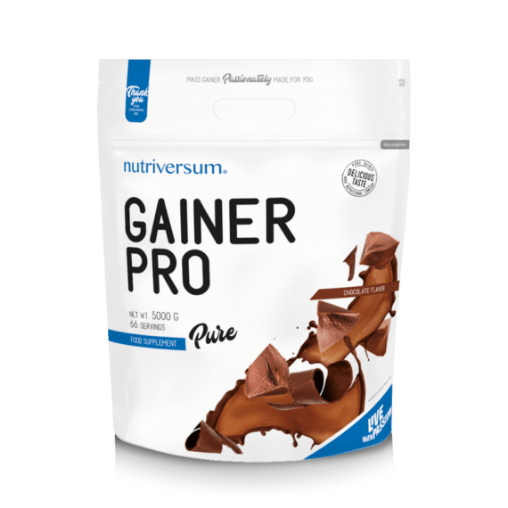 Nutriversum Pure Gainer Pro, 5000gr
