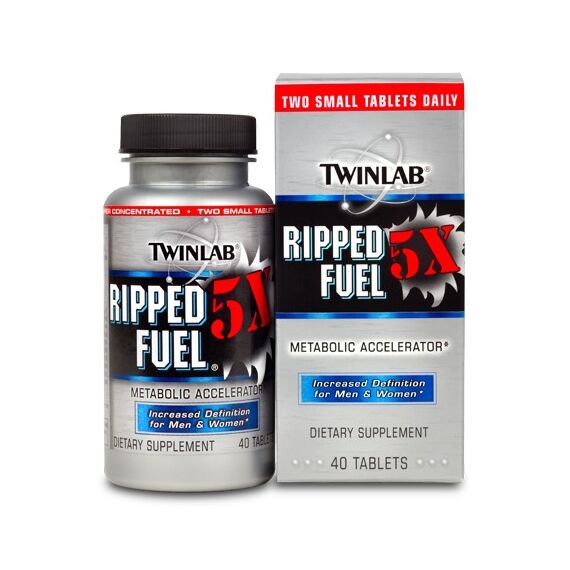 Twinlab Ripped Fuel 5X, 40 tableta(1+1 gratis)