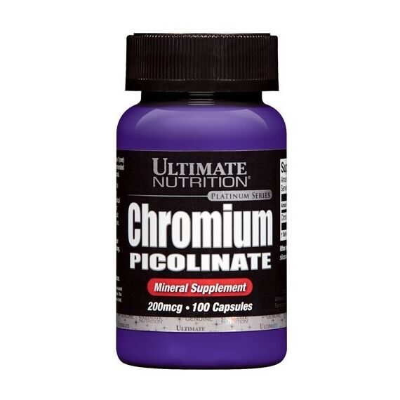 Ultimate Chromium Picolinate 200mcg, 100kaps