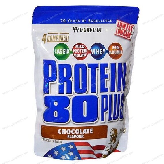 Weider Protein 80 Plus, 500gr