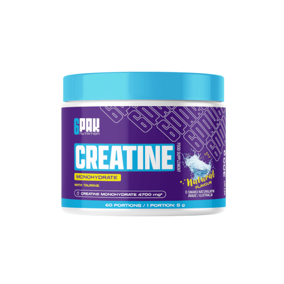 6PAK Creatine monohydrate 300g