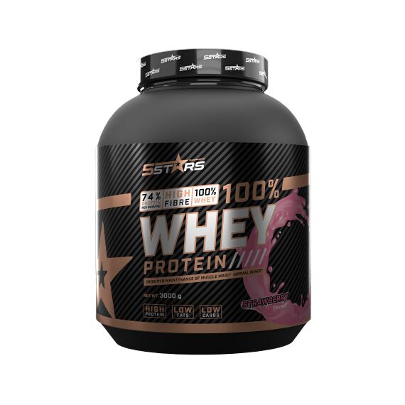 5 Stars Whey Protein, 3000gr jagoda