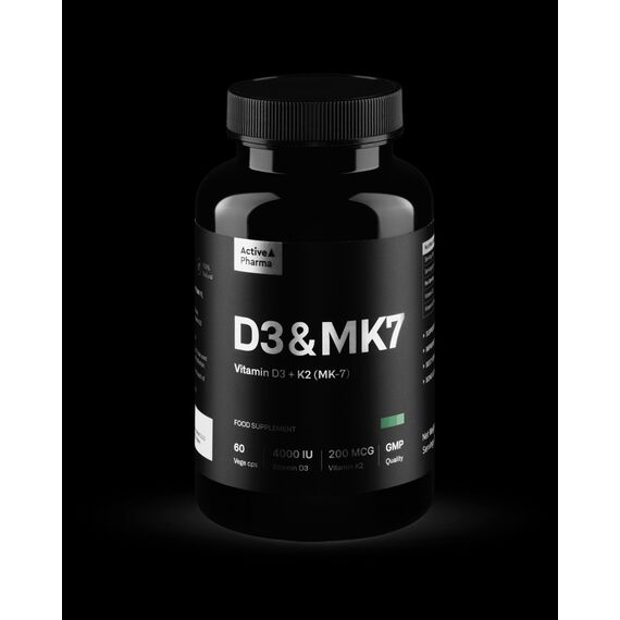 Active Pharma D3&MK7 Vitamin D3 i K2 kapsule 60kom