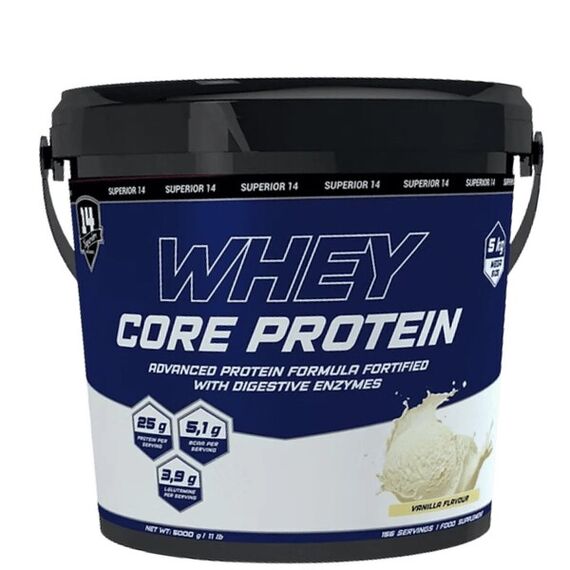 Superior Whey Core, 5000gr vanila
